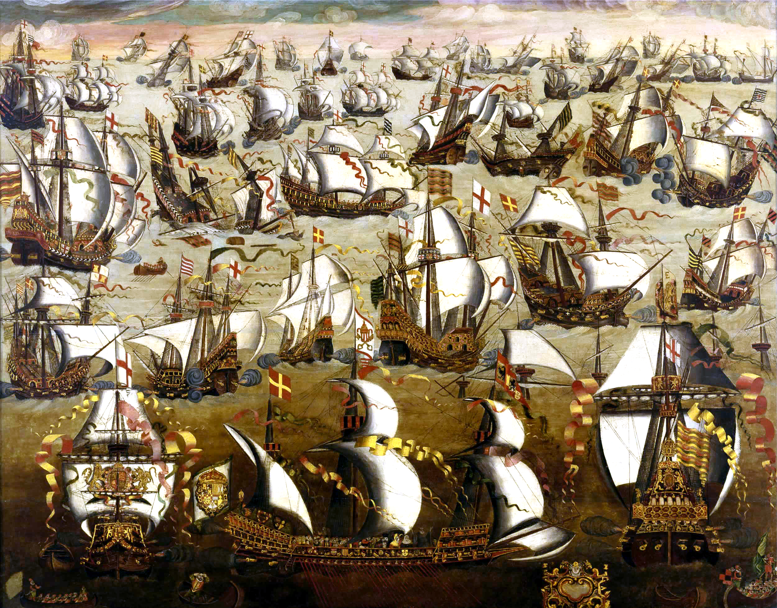 The Spanish Armada, 1588