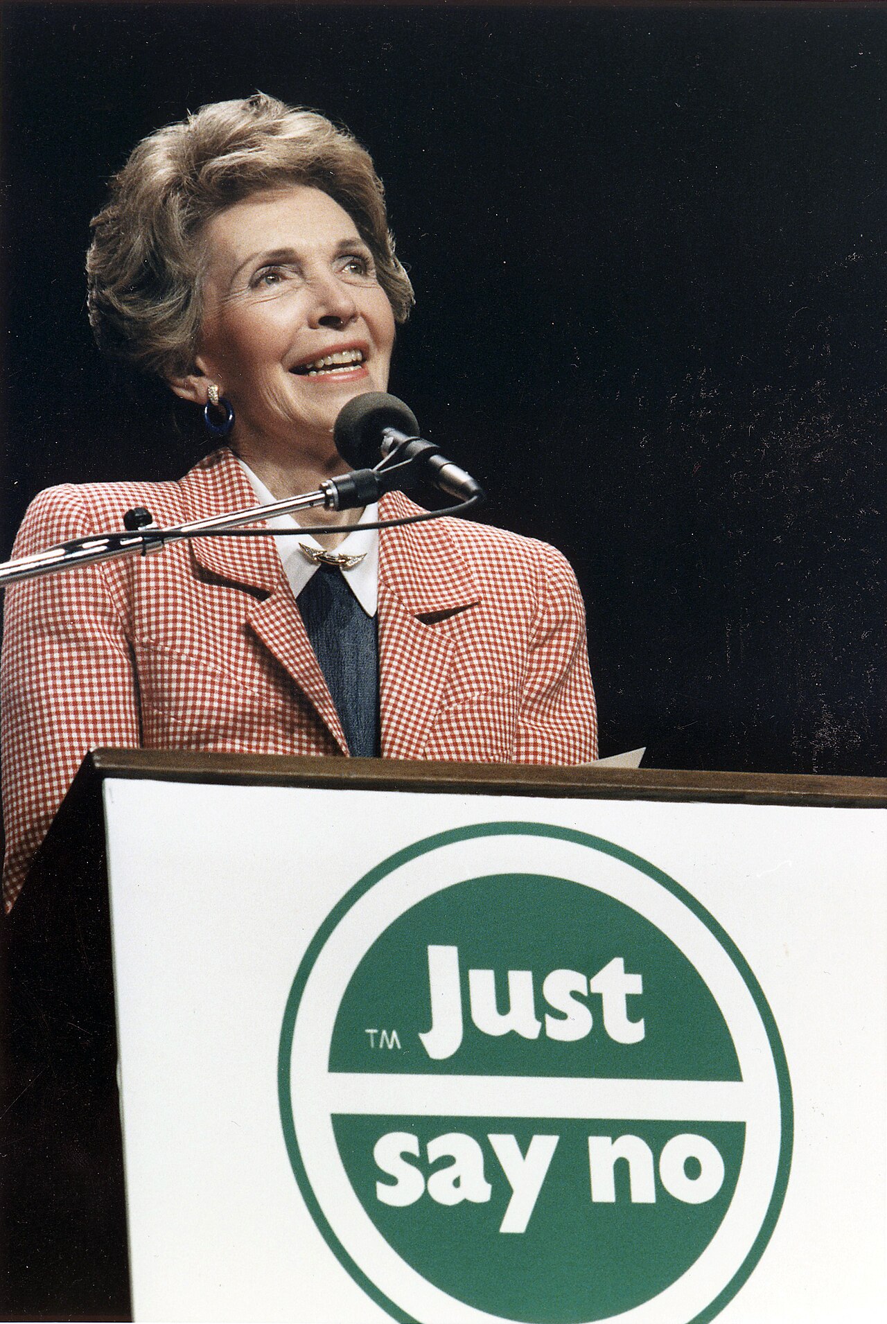 Nancy Reagan — "Just Say No" rally